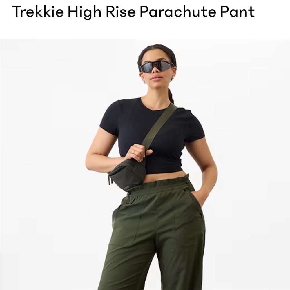 NWT Athleta Trekkie High Rise Parachute Pant XS
